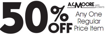 AC moore discount code